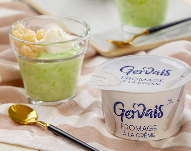 Verrines crème d’avocat crevette